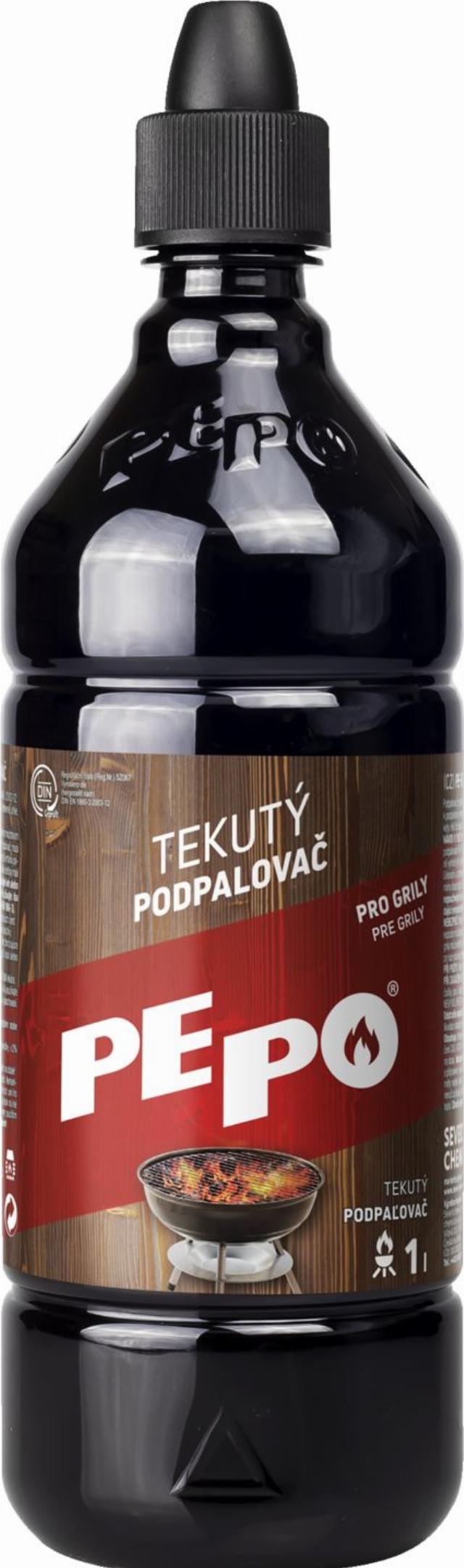 PE-PO Tekutý podpalovač objem: 1 l
