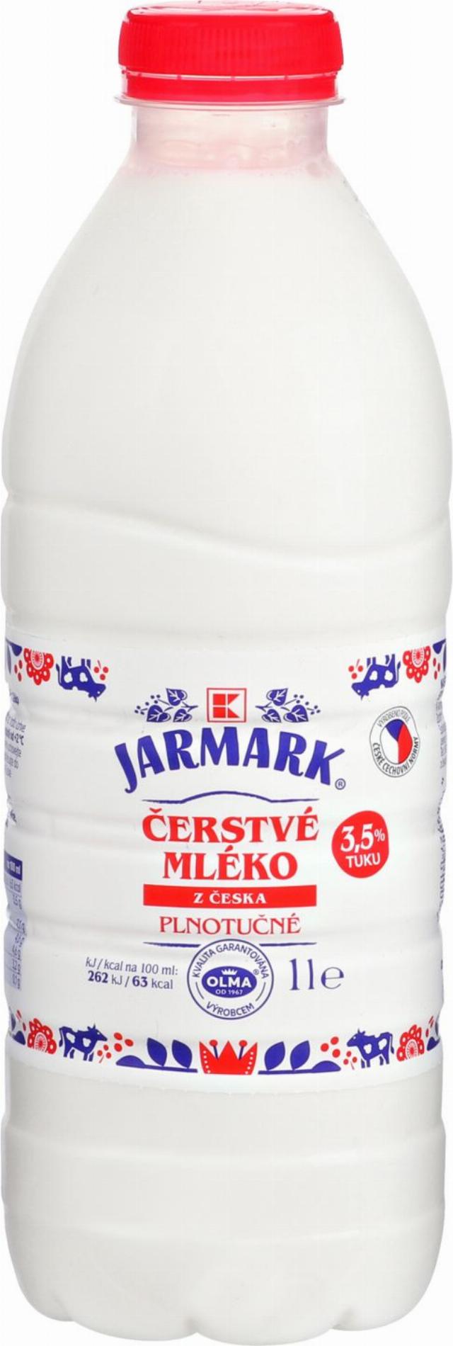 K-Jarmark Čerstvé mléko plnotučné