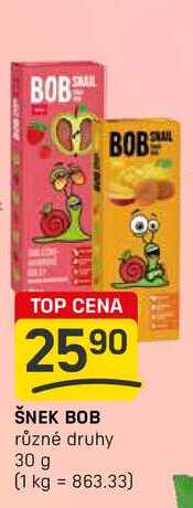 ŠNEK BOB různé druhy 30 g 