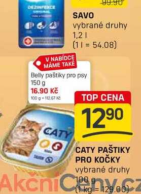 CATY PAŠTIKY PRO KOČKY vybrané druhy 100g