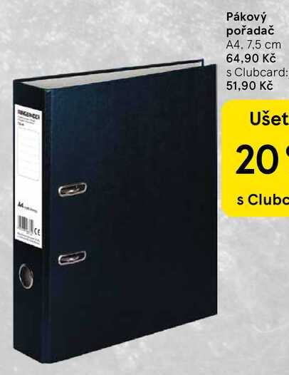 Pákový pořadač A4, 7,5 cm