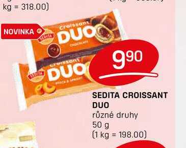 SEDITA CROISSANT DUO různé druhy 50 g 