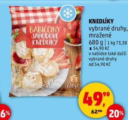 KNEDLÍKY, 680 g