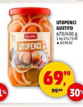 UTOPENCI GUSTITO, 670 g