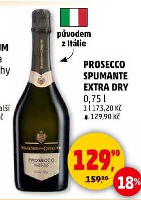 PROSECCO SPUMANTE EXTRA DRY, 0,75 l