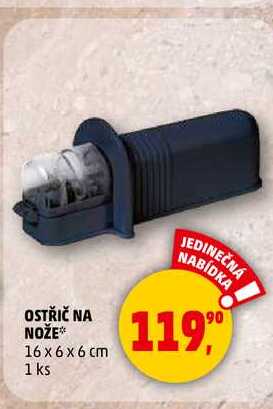 OSTŘIČ NA NOŽE, 1 ks