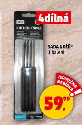 SADA NOŽŮ, 1 balení