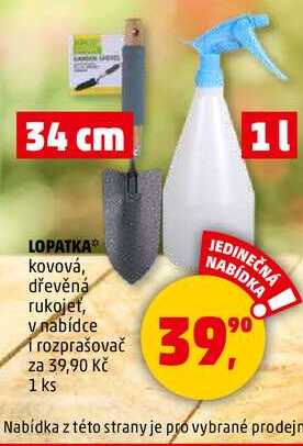 LOPATKA, 1 ks