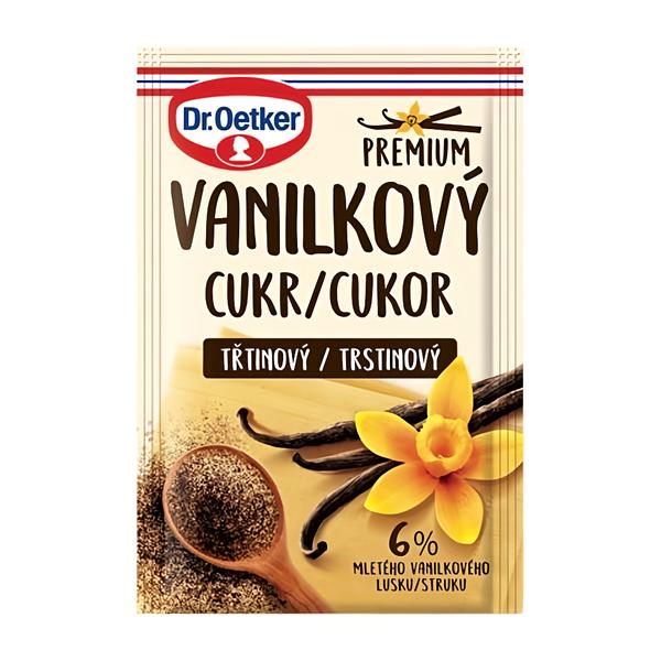 Dr. Oetker Třtinový cukr s mletým vanilkovým luskem v akci