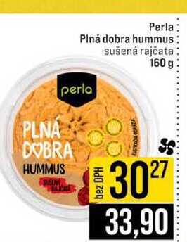 Perla Plná dobra hummus sušená rajčata 160g