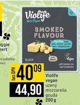 Violife vegan uzený mozzarella gouda 200 g 