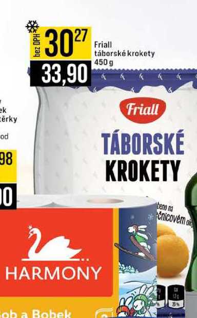 Friall táborské krokety 450 g 