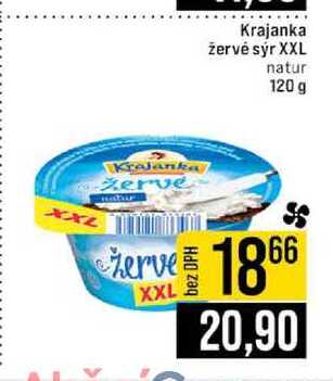 Krajanka žervé sýr XXL natur 120 g 