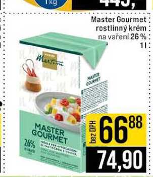 Gourmet rostlinný krém na vařeni 26% 1l