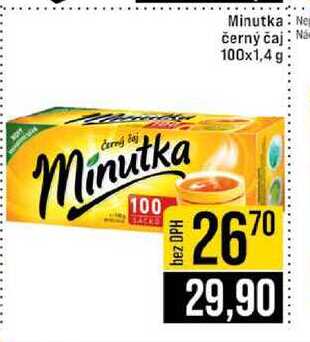 Minutka černý čaj 100x1,4 g