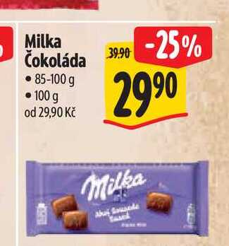 Milka Čokoláda 85-100 g 