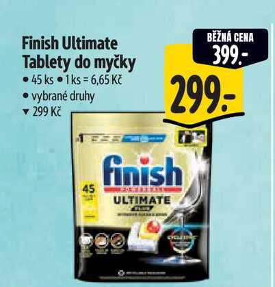 Finish Ultimate Tablety do myčky  45 ks 