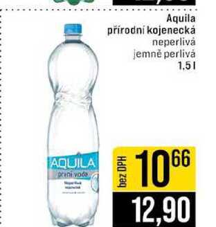 Aquila přírodní kojenecká neperlivá jemné perlivá 1,5l