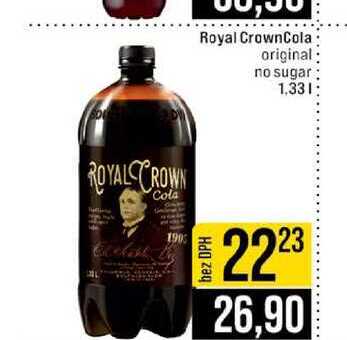 Royal CrownCola original no sugar 1,33l