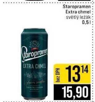 Staropramen Extra chmel světlý ležák 0,5l