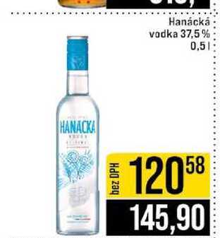 Hanácká vodka 37,5% 0,5l