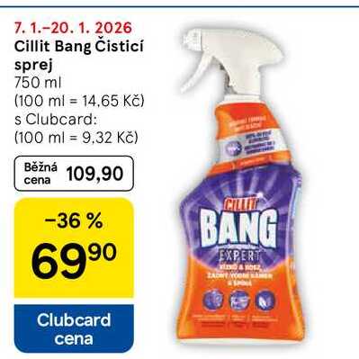 Cillit Bang Čisticí sprej, 750 ml 