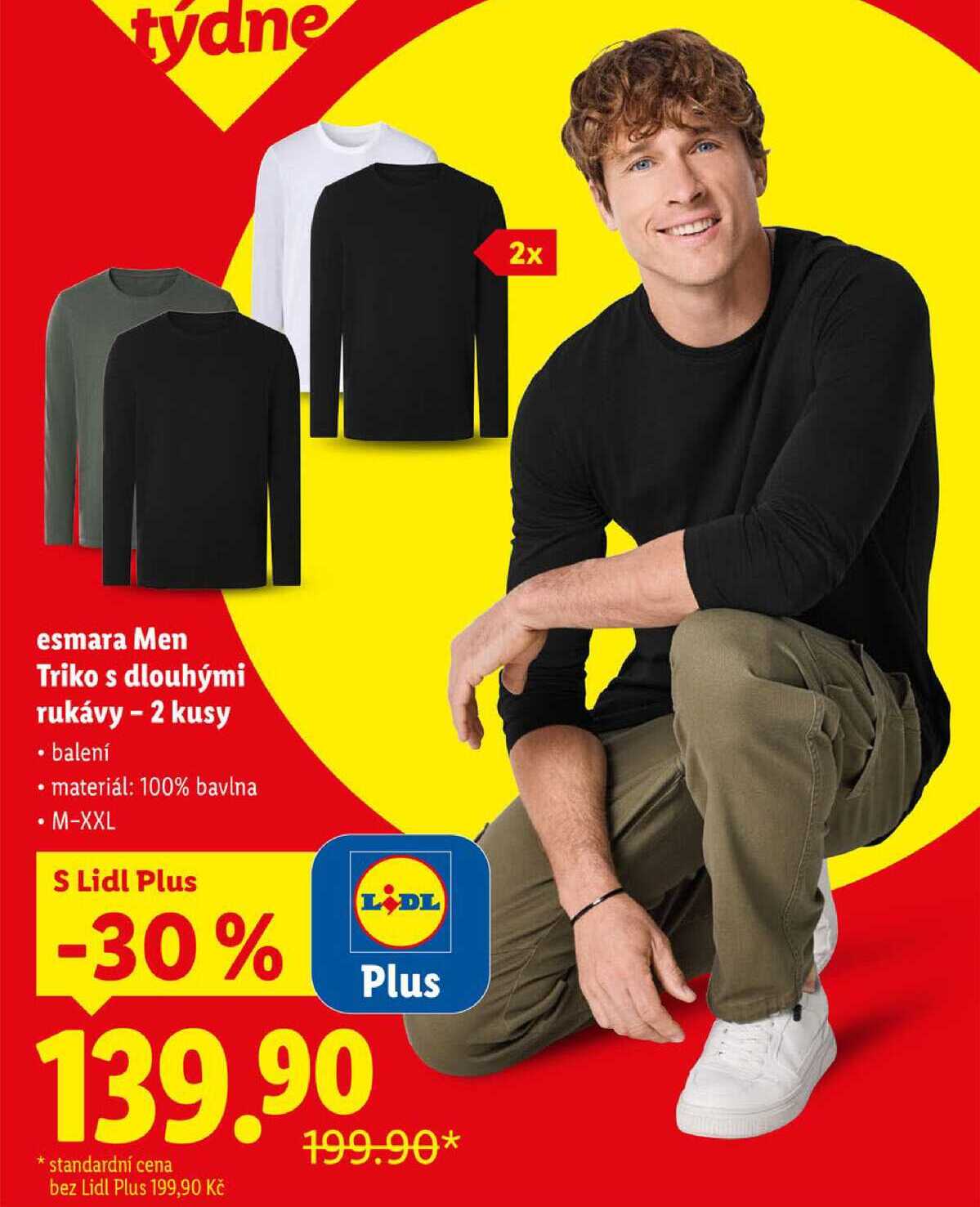 esmara Men Triko s dlouhými rukávy - 2 kusy