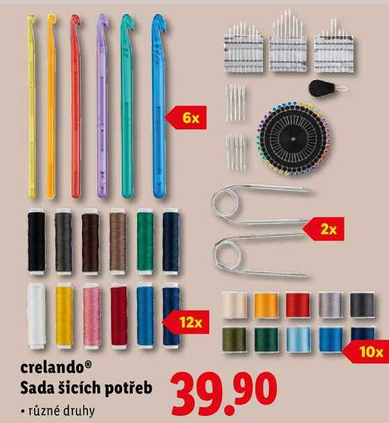 crelando Sada šicích potřeb 