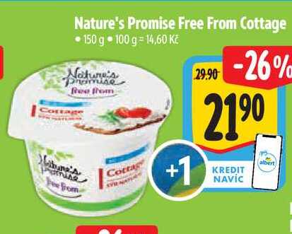 Nature's Promise Free From Cottage  150 g  