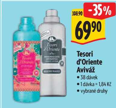 Tesori d'Oriente Aviváž, 38 dávek 