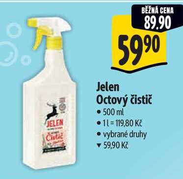 Jelen Octový čistič, 500 ml