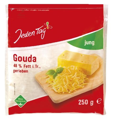Jeden Tag Gouda strouhaná, 250 g