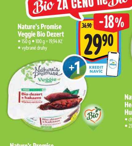   Nature's Promise Veggie Bio Dezert 150 g 