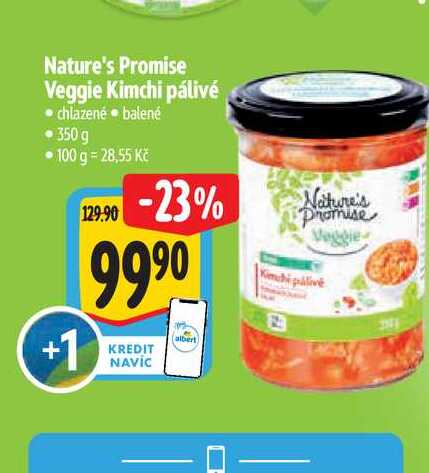 Nature's Promise Veggie Kimchi pálivé  350 g