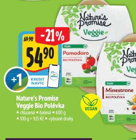   Nature's Promise Veggie Bio 600 g