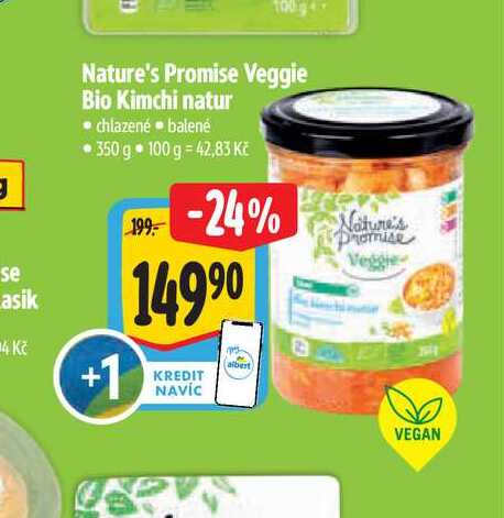 Nature's Promise Veggie Bio Kimchi natur 350 g