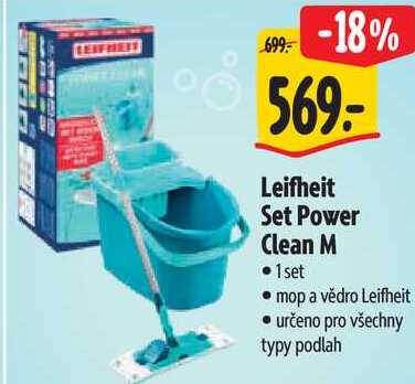 Leifheit Set Power Clean M 
