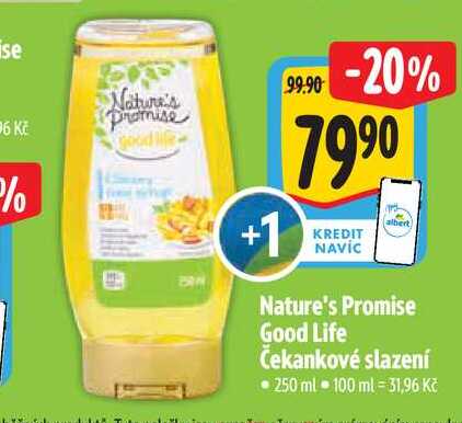  Nature's Promise Good Life Čekankové slazení 250 ml 