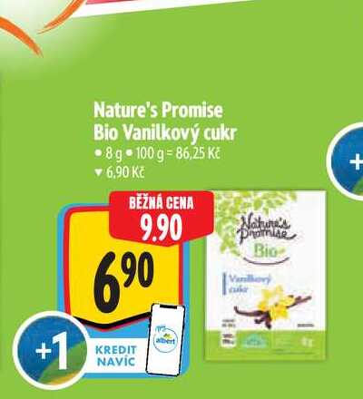 Nature's Promise Bio Vanilkový cukr 8 g 