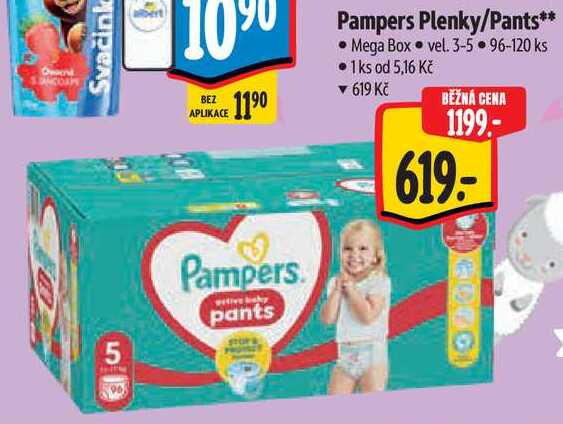 Pampers Plenky/Pants, 96-120 ks
