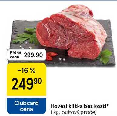Hovězí kližka bez kosti, 1 kg 