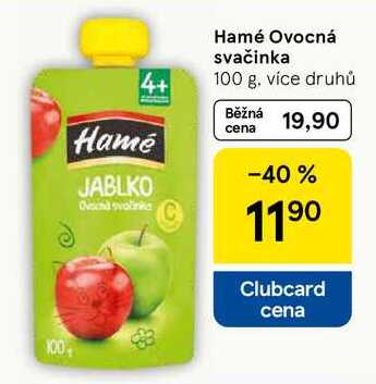 Hamé Ovocná svačinka, 100 g, více druhů 