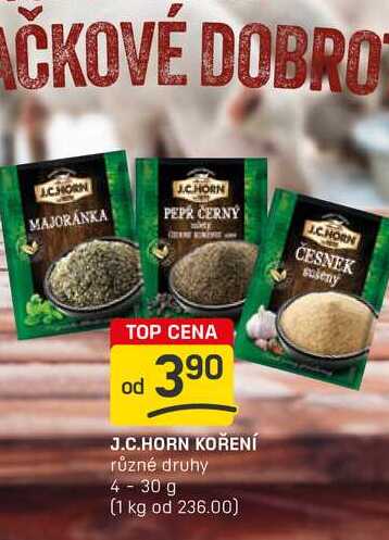 J.C.HORN KOŘENÍ různé druhy 4-30 g