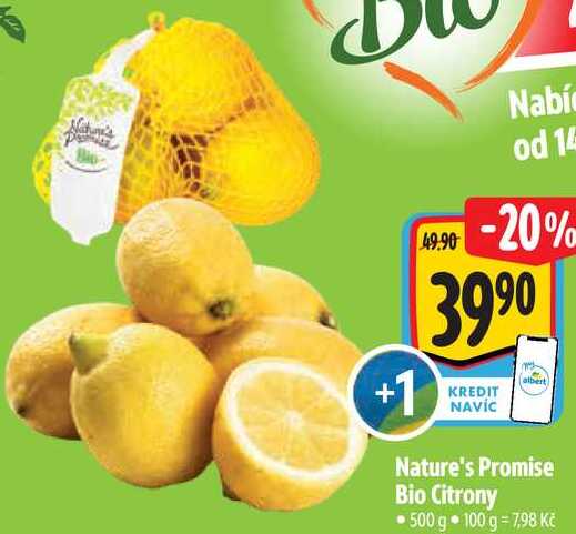 Nature's Promise Bio Citrony, 500 g