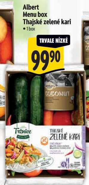 Albert Menu box Thajské zelené kari 