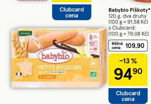 Babybio Piškoty, 120 g