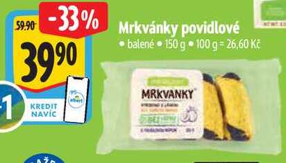 Mrkvánky povidlové, 150 g