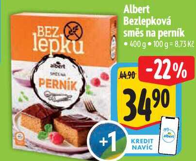 Albert Bezlepková směs na perník, 400 g 