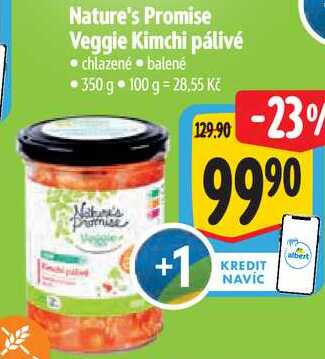Nature's Promise Veggie Kimchi pálivé, 350 g