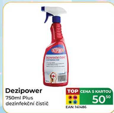 Dezipower 750ml Plus dezinfekční čistič 